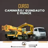 Curso Operador de Caminhão-Guindauto/Munck – Completo com NRs